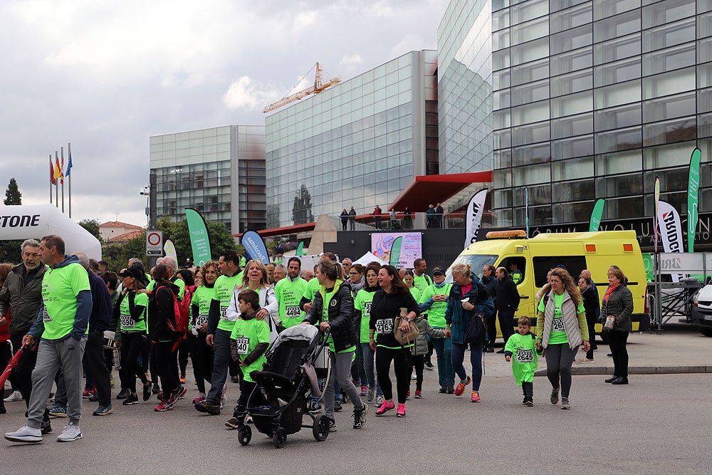 Más de 5.000 burgaleses marchan contra el cáncer
