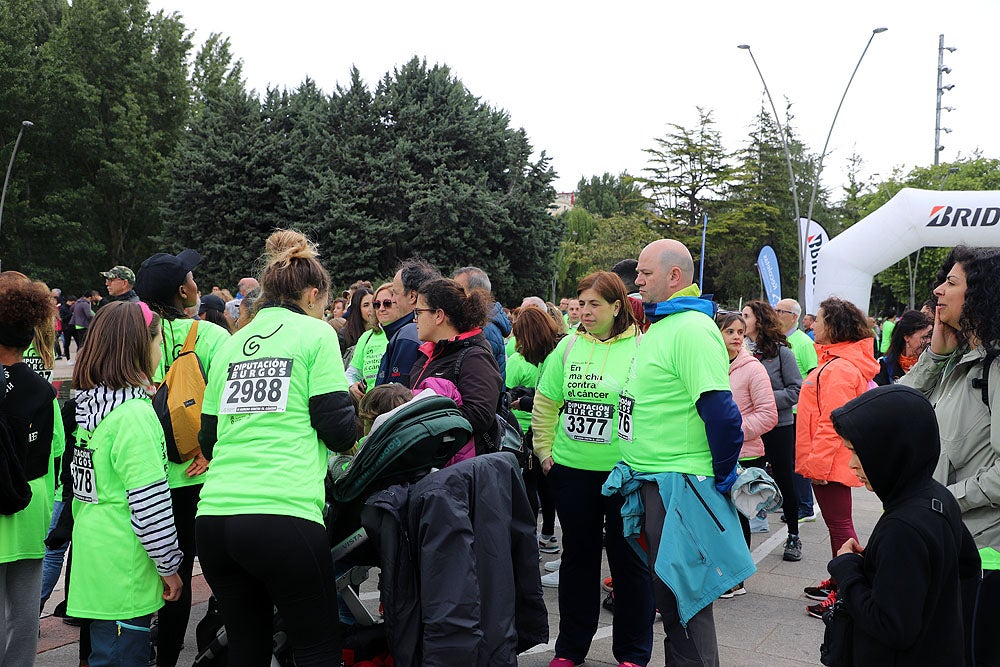 Más de 5.000 burgaleses marchan contra el cáncer