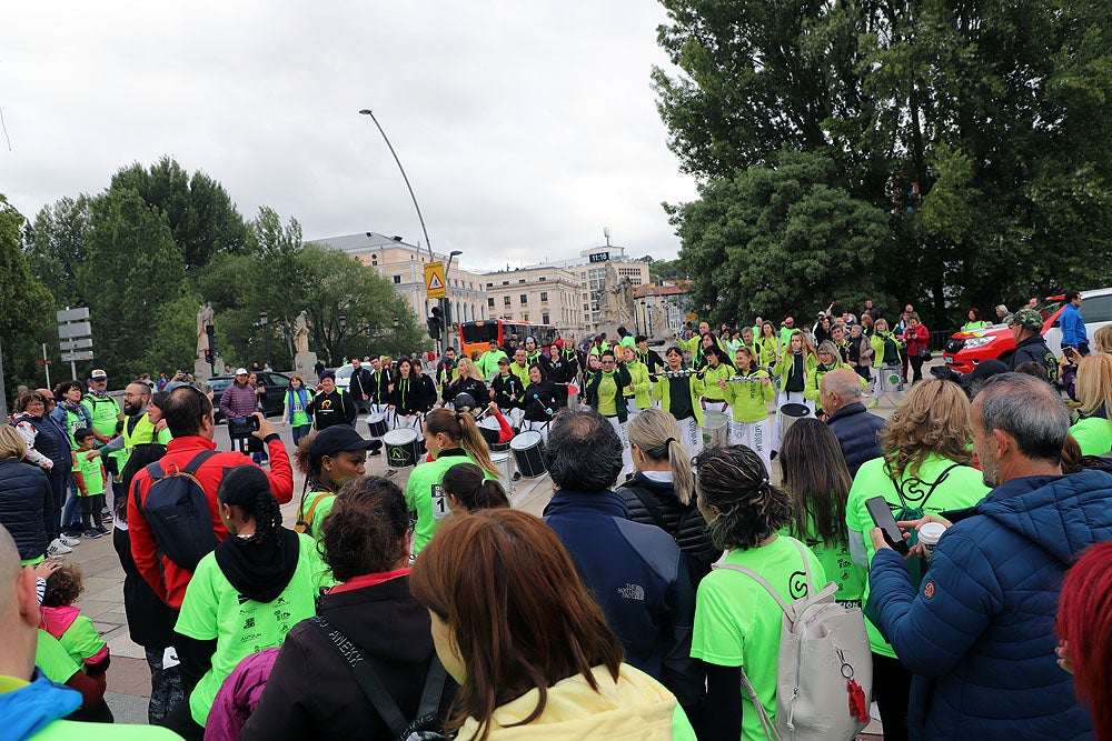 Más de 5.000 burgaleses marchan contra el cáncer
