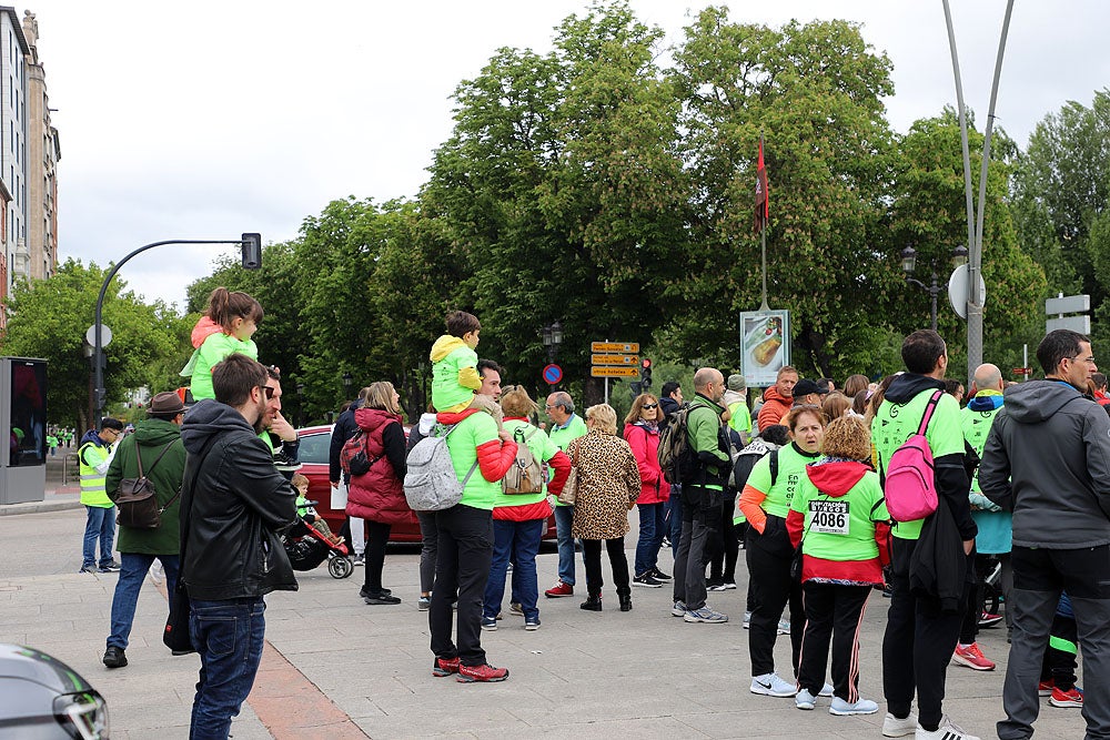 Más de 5.000 burgaleses marchan contra el cáncer