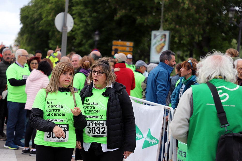 Más de 5.000 burgaleses marchan contra el cáncer