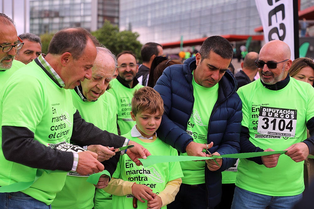 Más de 5.000 burgaleses marchan contra el cáncer