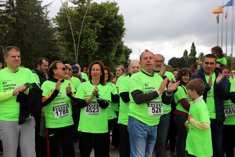 Más de 5.000 burgaleses marchan contra el cáncer