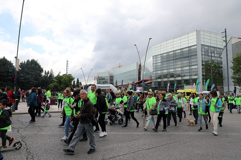 Más de 5.000 burgaleses marchan contra el cáncer
