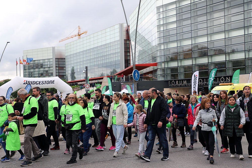 Más de 5.000 burgaleses marchan contra el cáncer
