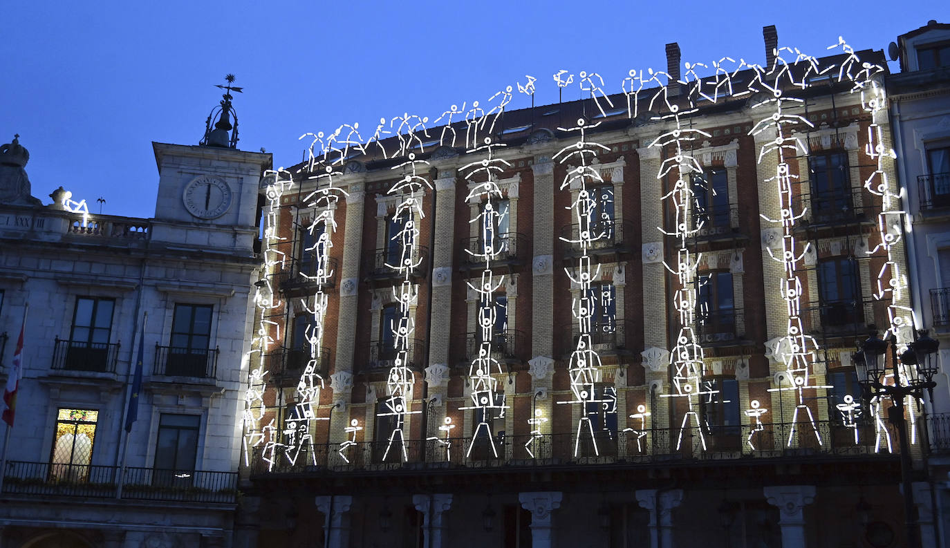 Videomapping en la fachada del Ayuntamiento.