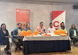 Presentación de la candidatura de Ciudadanos Aranda de Duero.