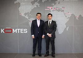 Raúl Melgosa y Juan Emilio Andino, CEO y co-CEO del Grupo Komtes.