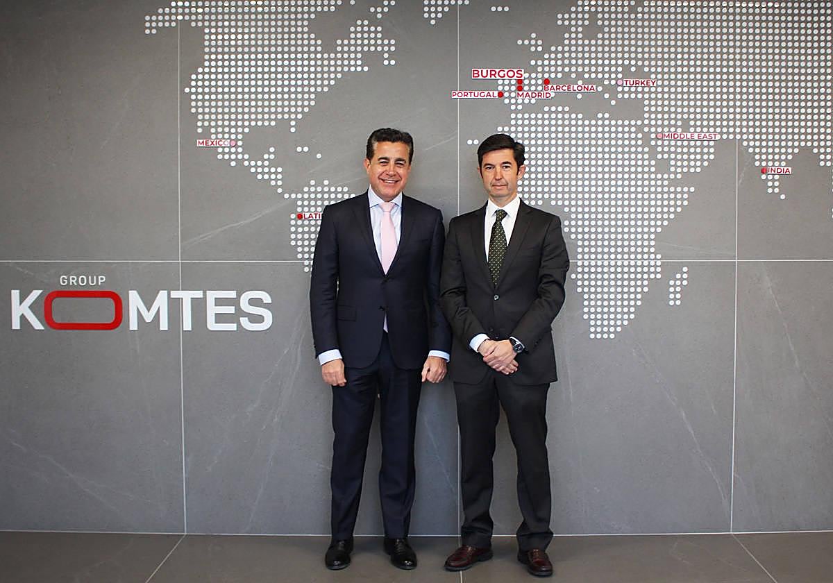 Raúl Melgosa y Juan Emilio Andino, CEO y co-CEO del Grupo Komtes.