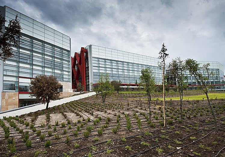 Las terrazas exteriores del MEH.