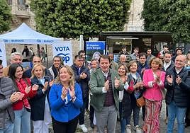 Fernández Mañueco ha participado en un acto con Cristina Ayala.