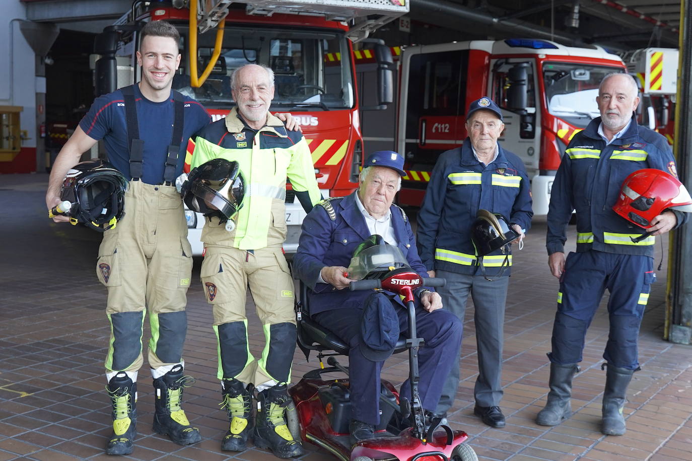 Una saga familiar de bomberos en Burgos