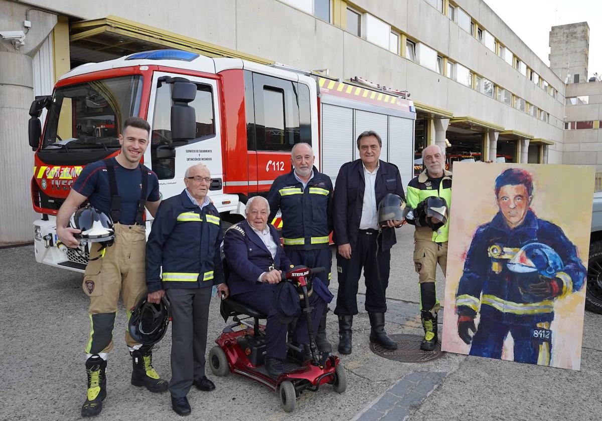 Una saga familiar de bomberos en Burgos