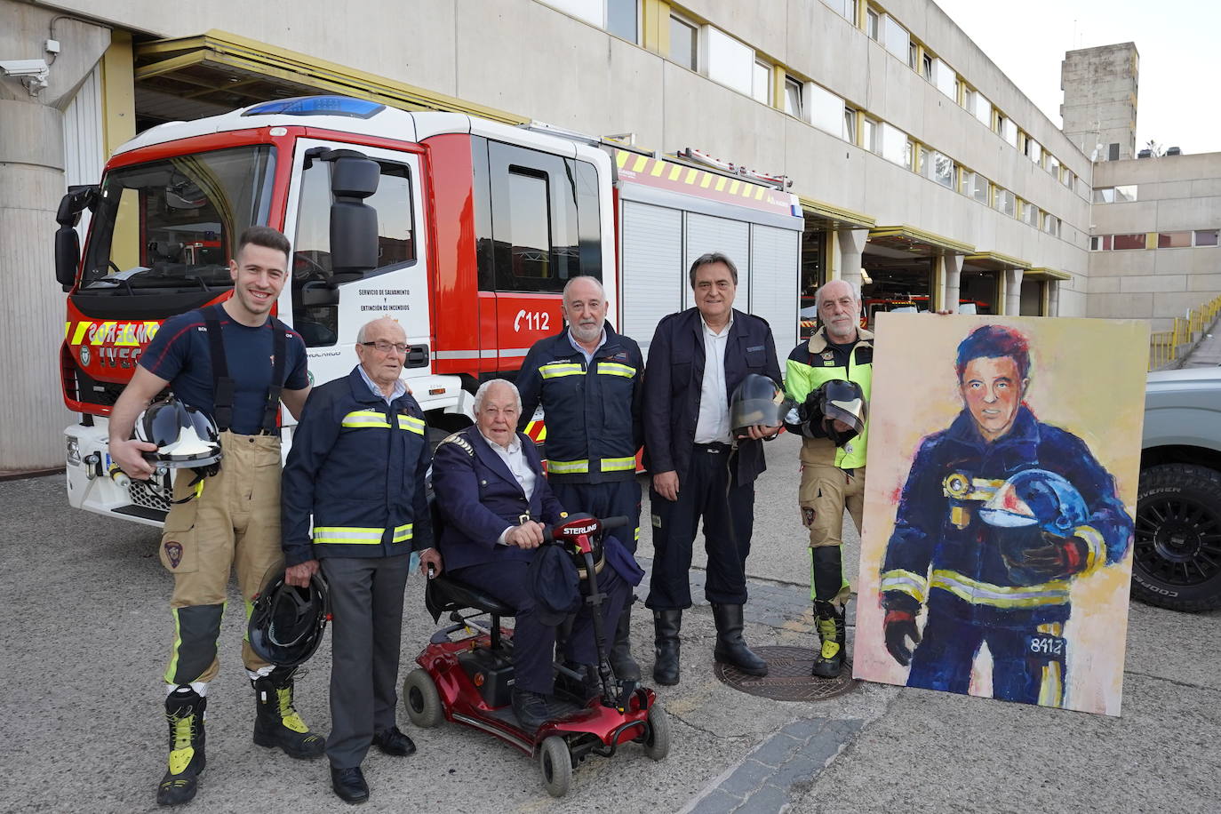 Una saga familiar de bomberos en Burgos