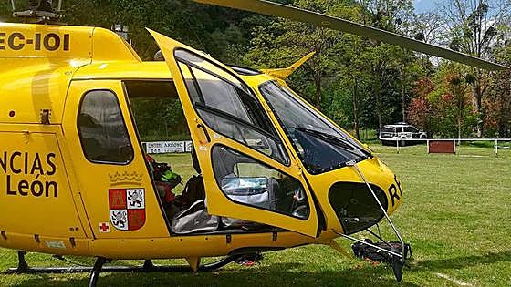 Rescatado un montañero tras sufrir una caída en el monte de Espinosa de los Monteros