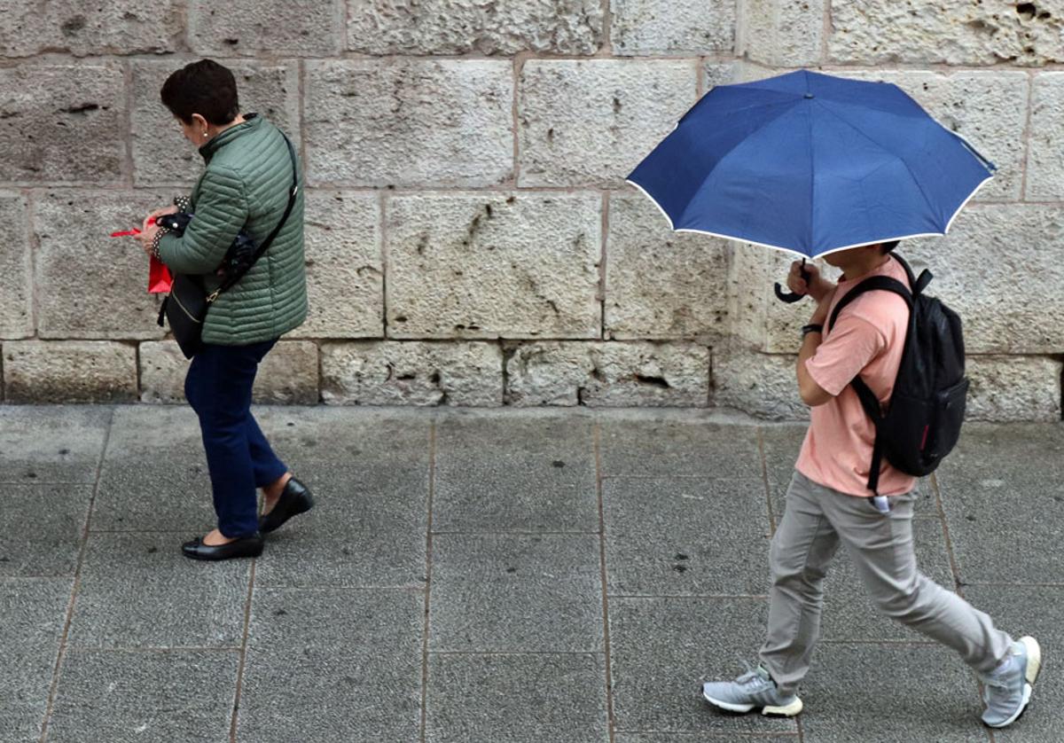 La lluvia es la protagonista estas jornadas en Burgos.