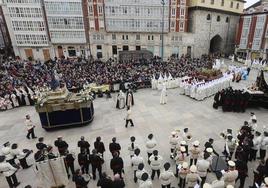 Procesión del Encuentro en Burgos.