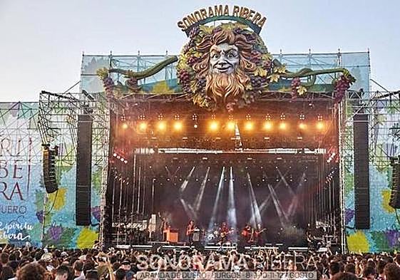 Imagen del escenario principal del festival en una edición anterior.