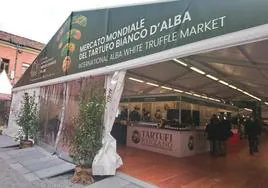 Mercado de la localidad italiana de Alba.