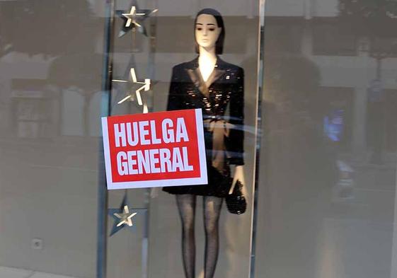 En diciembre de 2019 el sector del comerio también fue a la huelga en la negociación del convenio.