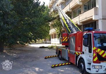 Una sartén origina un incendio en una vivienda de la calle Las Infantas