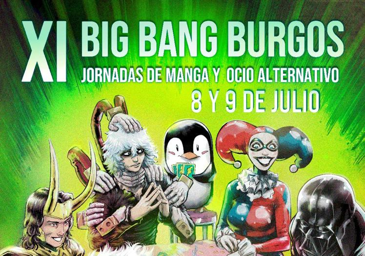 Cartel de las Jornadas del Manga y Ocio Alternativo de Burgos.