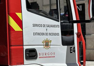 Herido por quemaduras en el incendio de una vivienda en Burgos