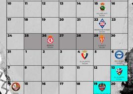 Calendario de partidos.