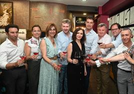 Isabel Ayuso durante su visita a Aranda de Duero.