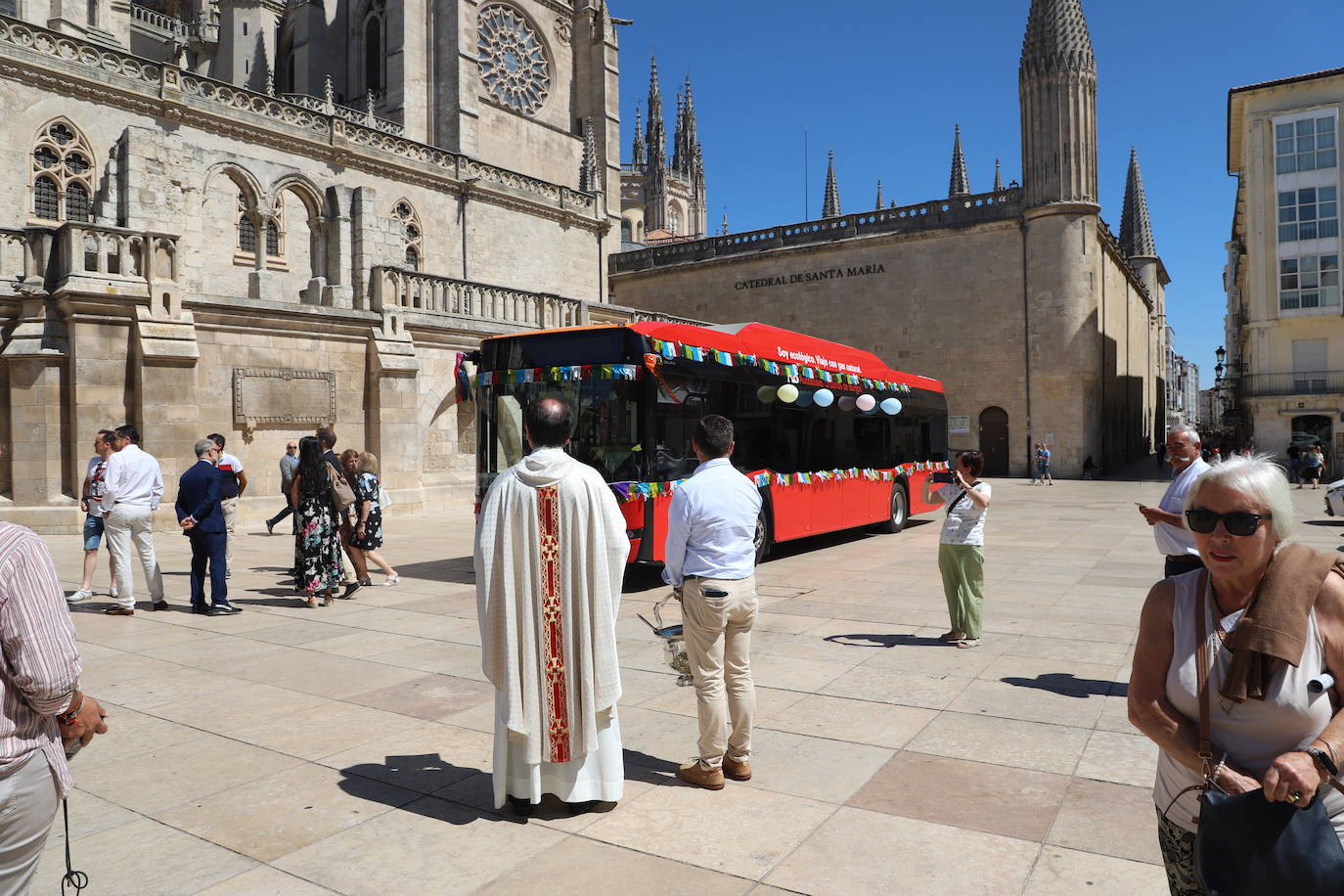 La bendición de San Cristóbal en Burgos en imágenes