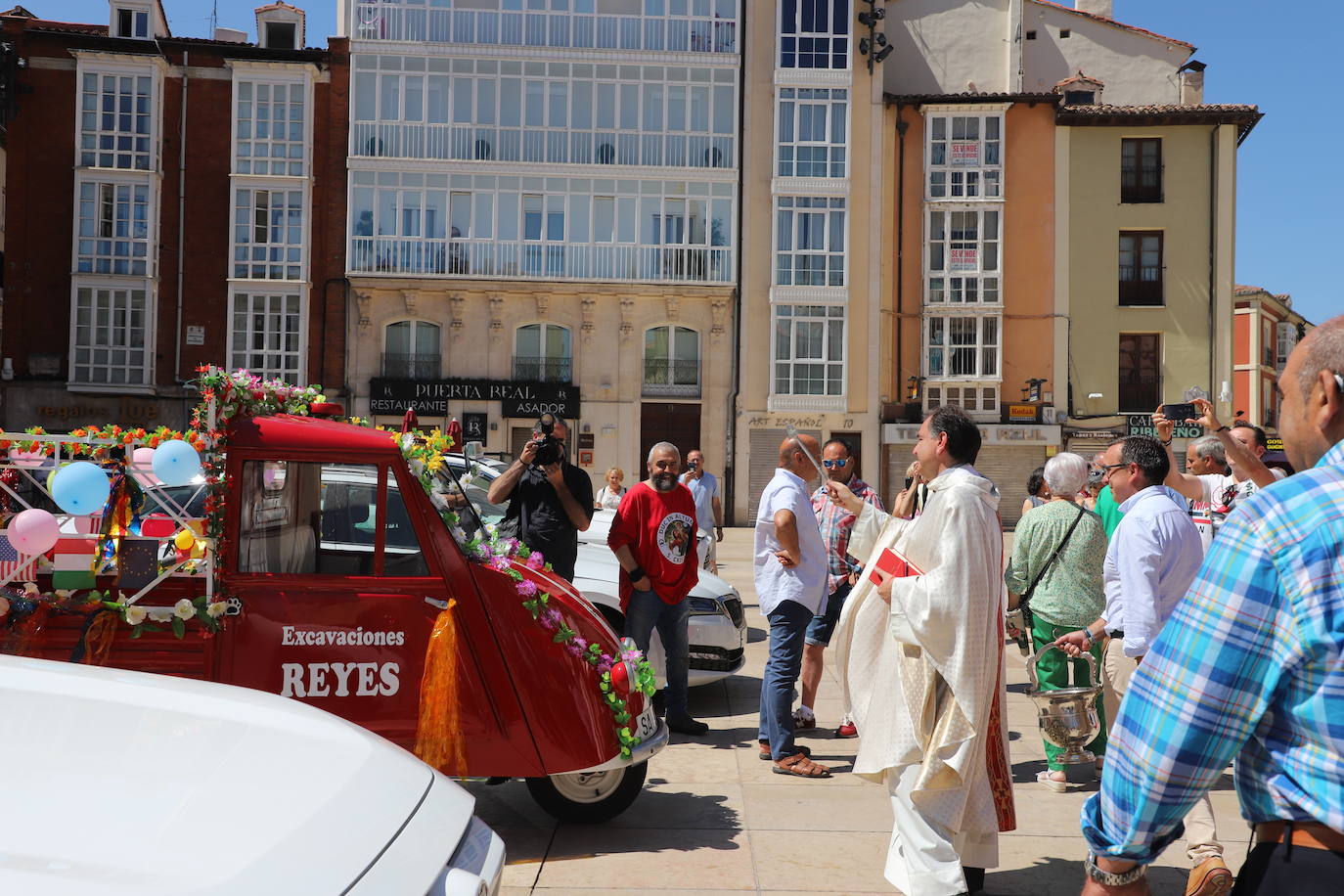 La bendición de San Cristóbal en Burgos en imágenes