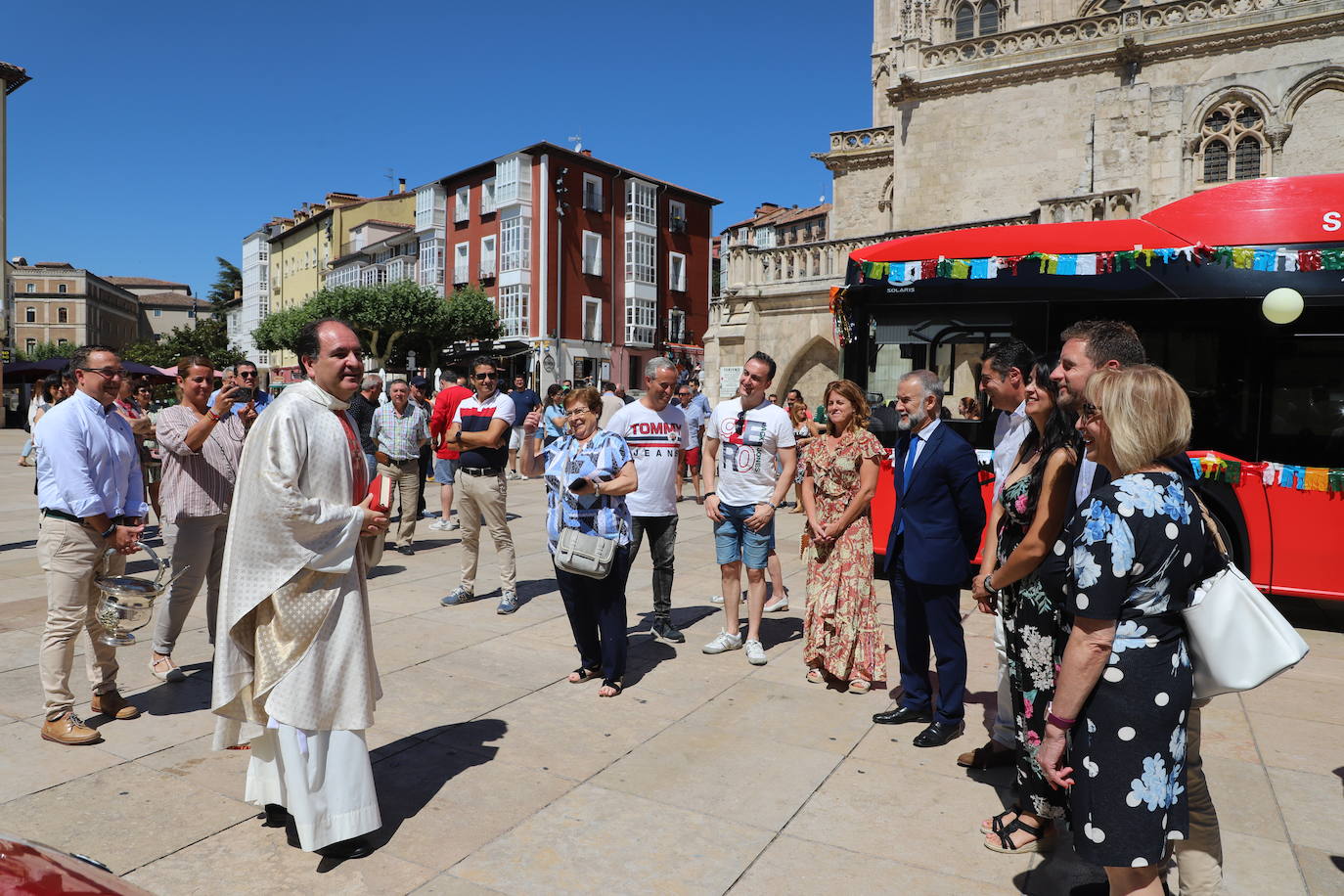 La bendición de San Cristóbal en Burgos en imágenes