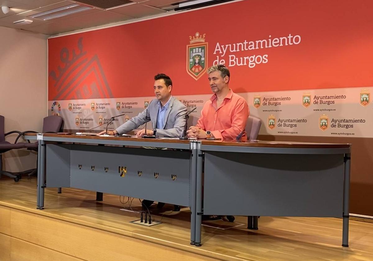 De la Rosa y Vesga en la rueda de prensa