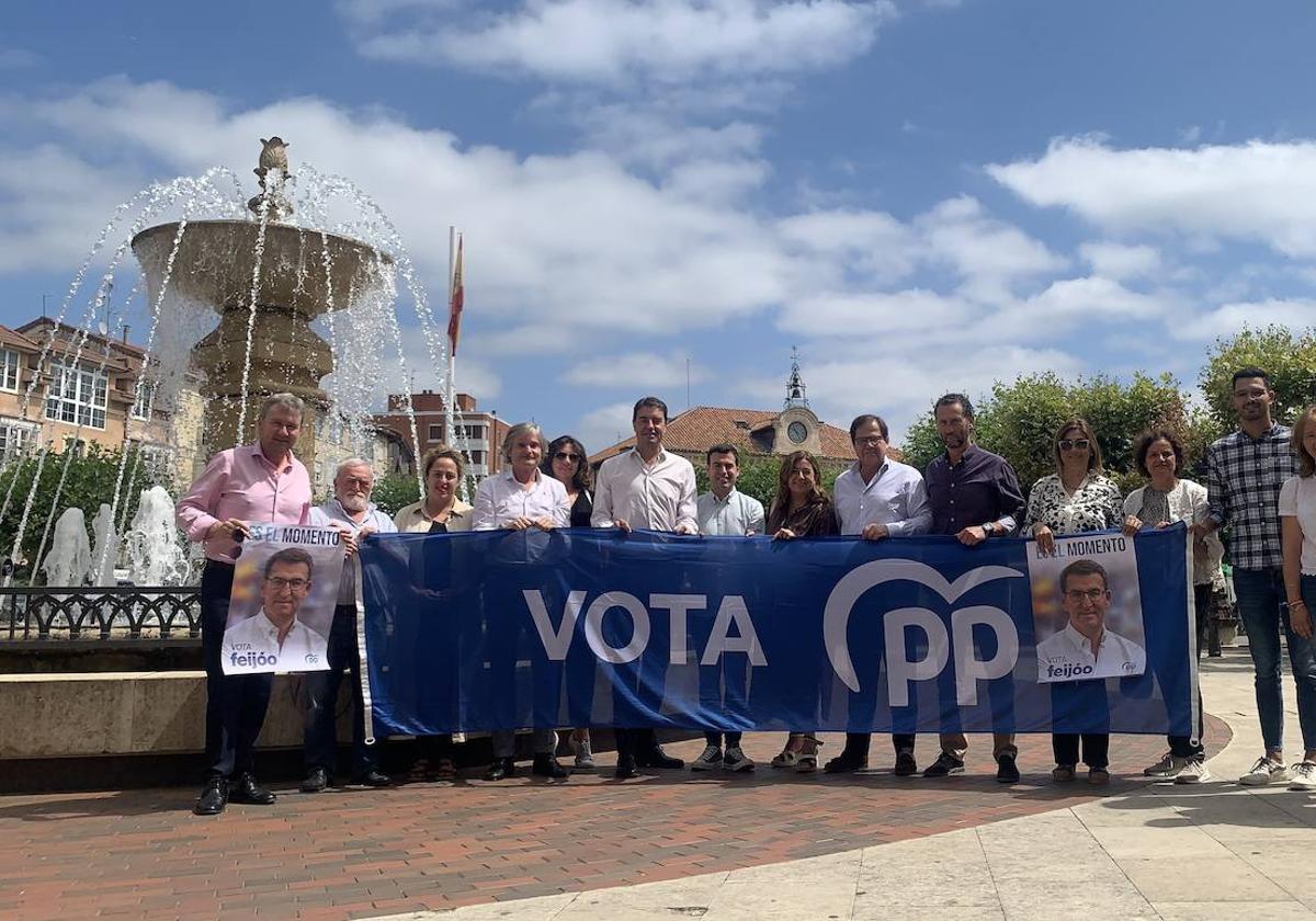 Candidatos del PP en Las Merindades.