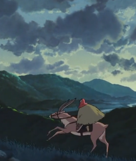 Imagen secundaria 2 - Capturas de la película de anime 'La princesa Mononoke'. 