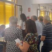 Larga espera para votar en algunos colegios de Burgos