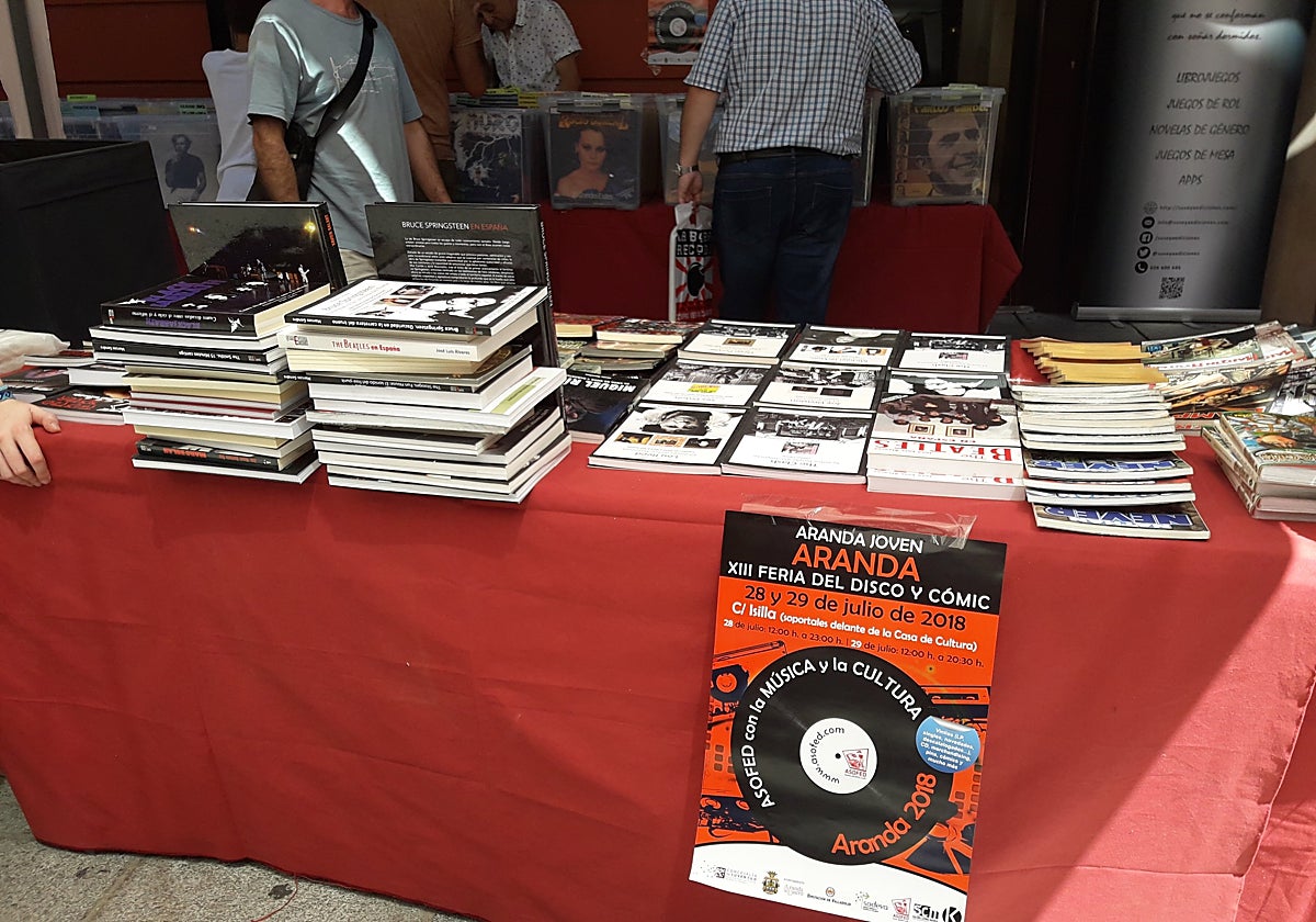 Aranda acoge la XVII Feria del Disco y el Cómic