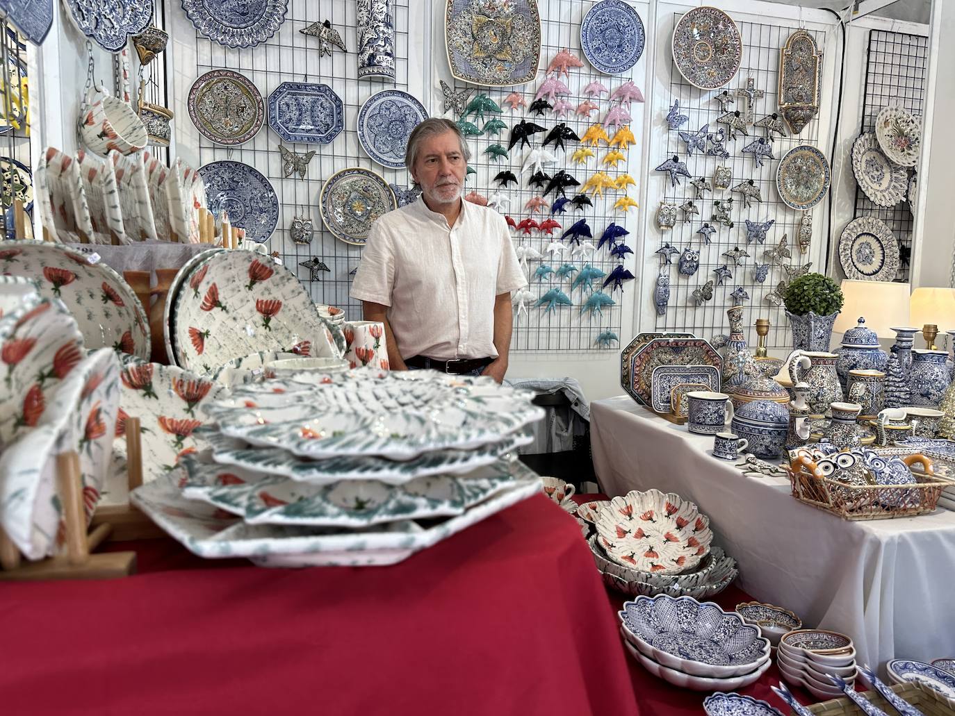 La cerámica, protagonista en el Paseo del Espolón de Burgos