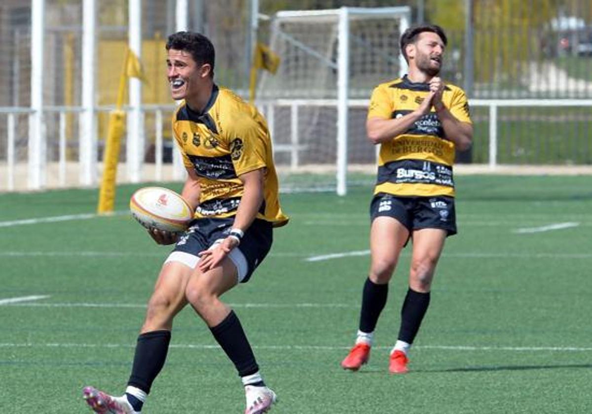 Imagen de archivo de un encuentro del Club Rugby Burgos.