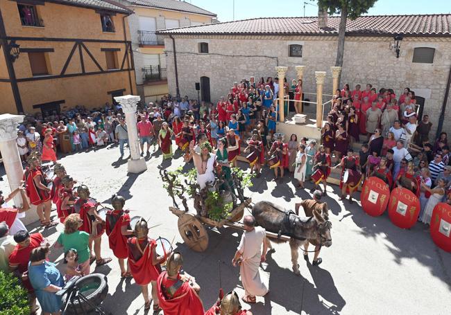 Fiesta de Baco en Baños de Valdearados.