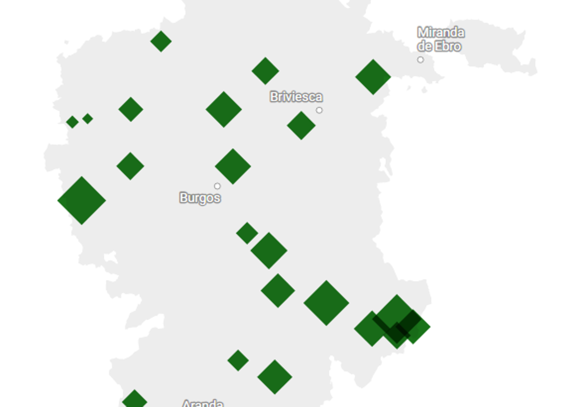 El mapa de las localidades de Burgos con financiación para excavar su patrimonio arqueológico