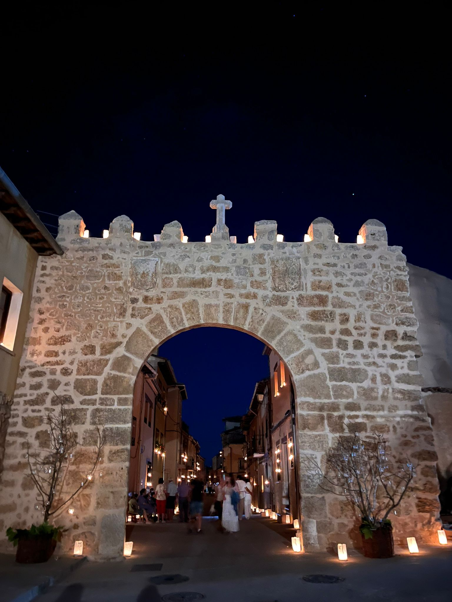 La noche de las velas de Peñaranda en imágenes