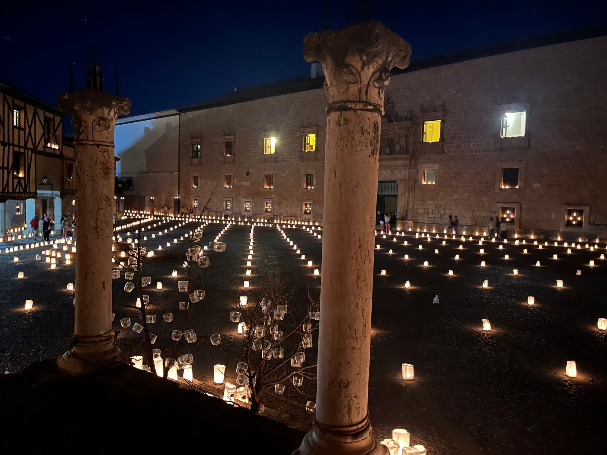 La noche de las velas de Peñaranda en imágenes