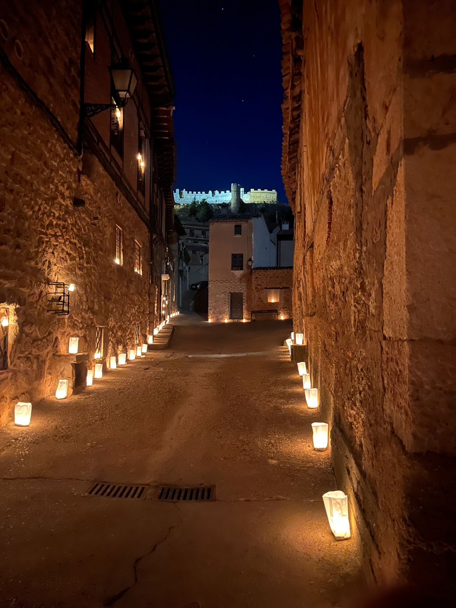 La noche de las velas de Peñaranda en imágenes