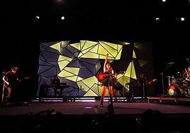 Amaral la última vez que actuó en Sonorama, en 2021