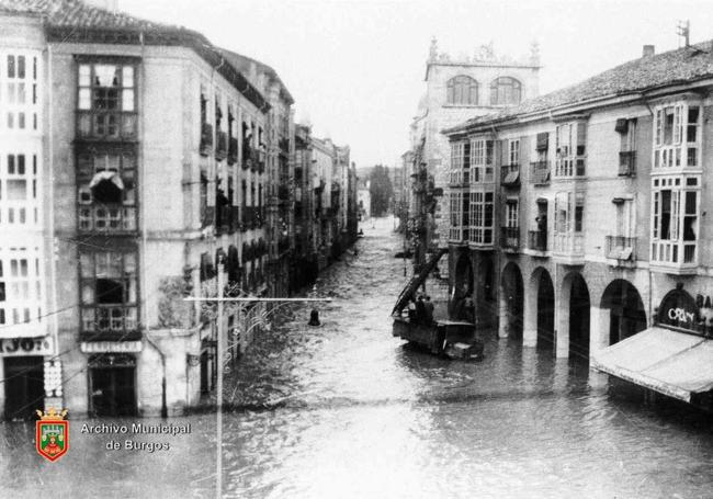 Inundación 1930, Calle Santander