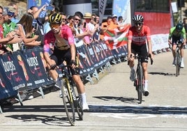 La fuerza y autoridad de Roglic bastaron para ganar en Las Lagunas.