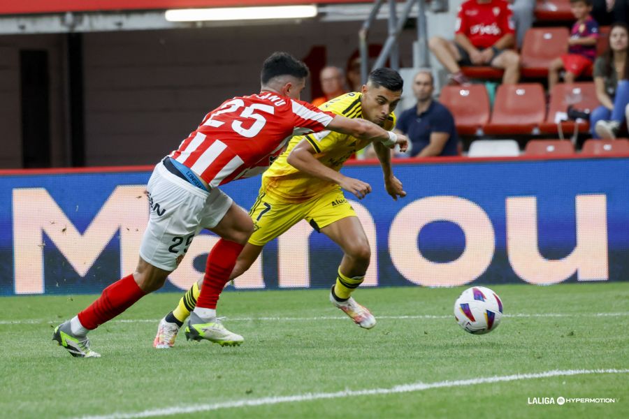 El Sporting noquea al Mirandés en el primer tiempo a base de golazos