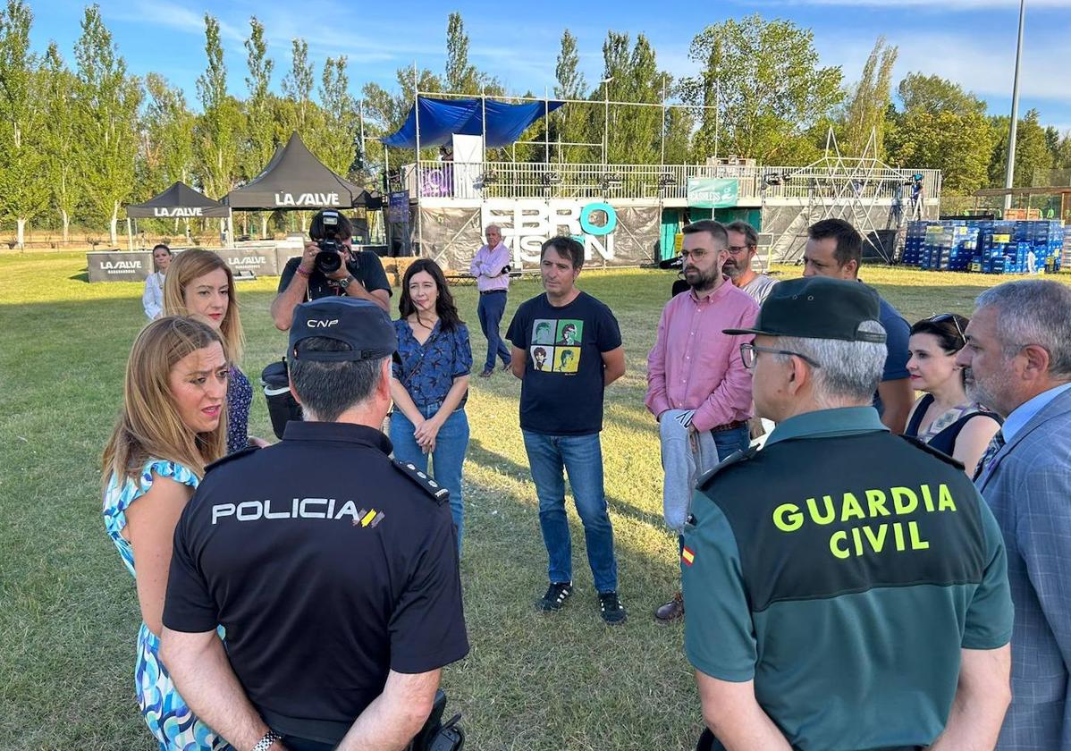 Presentación del dispositivo de seguridad del festival Ebrovisión.