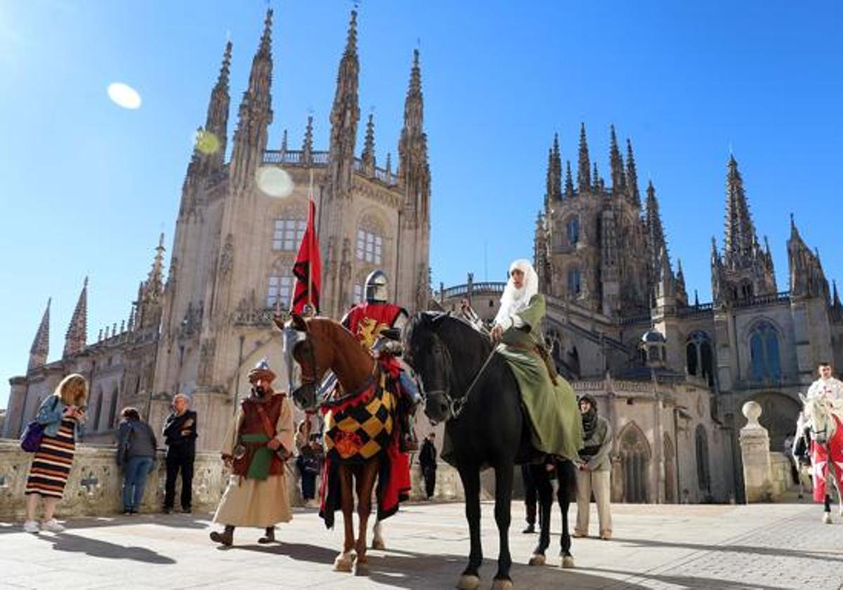 Las huestes del Cid recorren el centro de la ciudad, en una edición anterior.